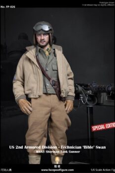 1/6 Facepool FP026B US 2nd Armored Division Technician Sherman Tank Gunner Special Edition