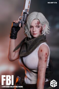 1/6 Scale CGL MF17B FBI Agent Grace 12" action figure (Battle Damaged Version)
