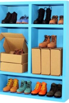 1/6 Scale Hiking Boots & Martin Boots Solid Shoes