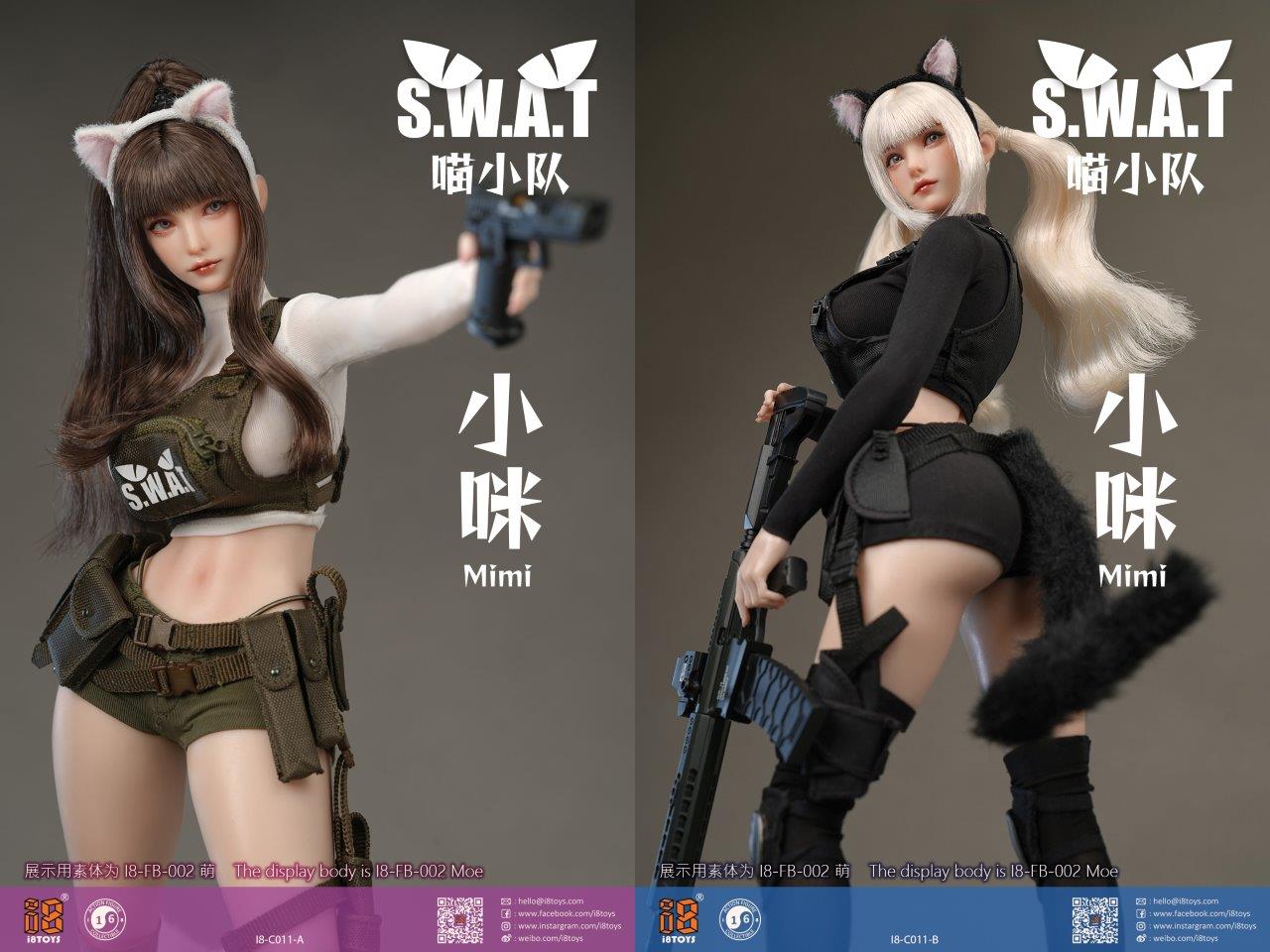 1/6 Scale i8TOYS i8-C011A Meow SWAT Mimi Clothing Set A - Image 9