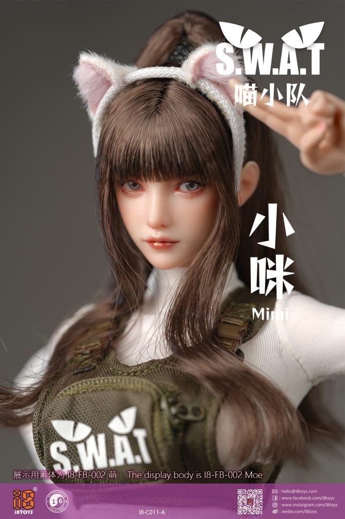 1/6 Scale i8TOYS i8-C011A Meow SWAT Mimi Clothing Set A
