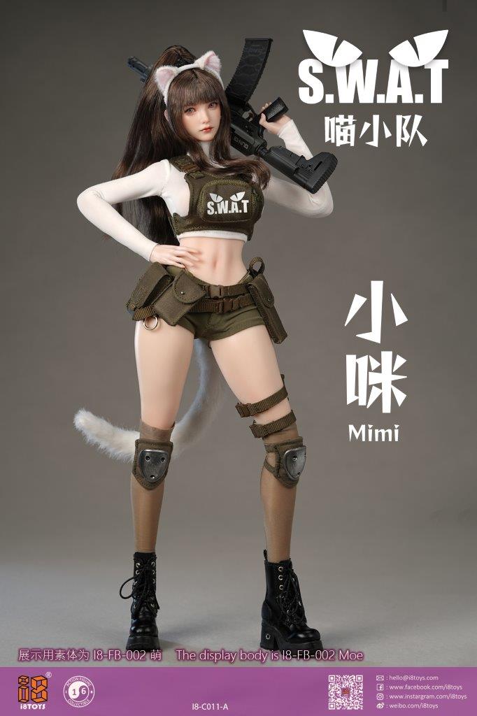 1/6 Scale i8TOYS i8-C011A Meow SWAT Mimi Clothing Set A - Image 4