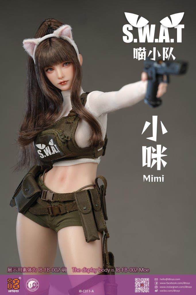 1/6 Scale i8TOYS i8-C011A Meow SWAT Mimi Clothing Set A - Image 6