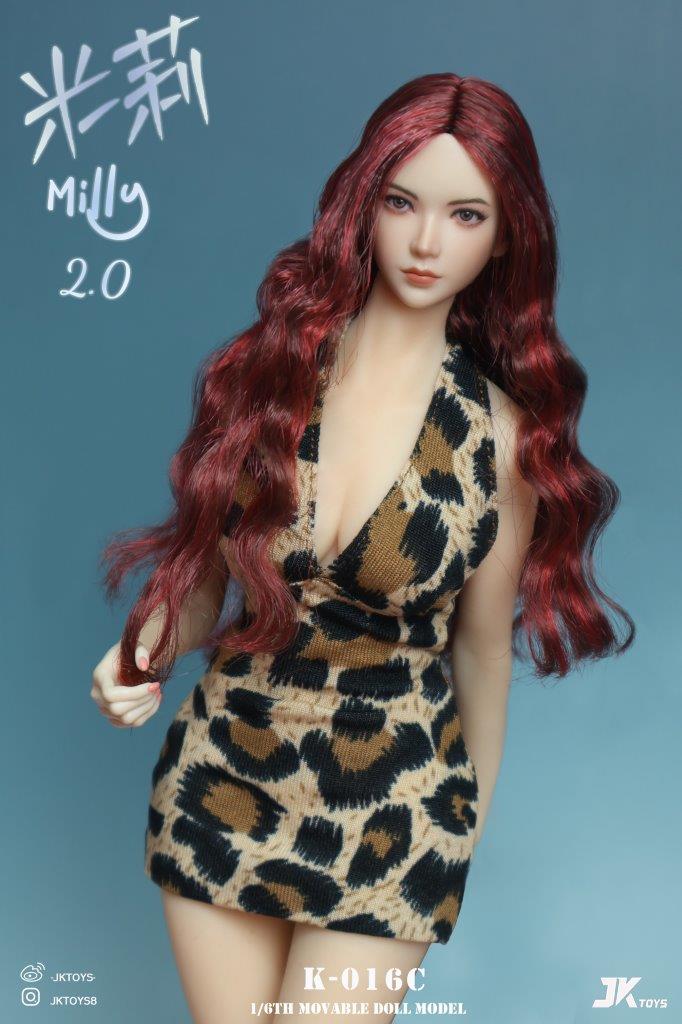 1/6 Scale JK Toys K016 Milly 2.0 with Moveable Eyes - Image 11