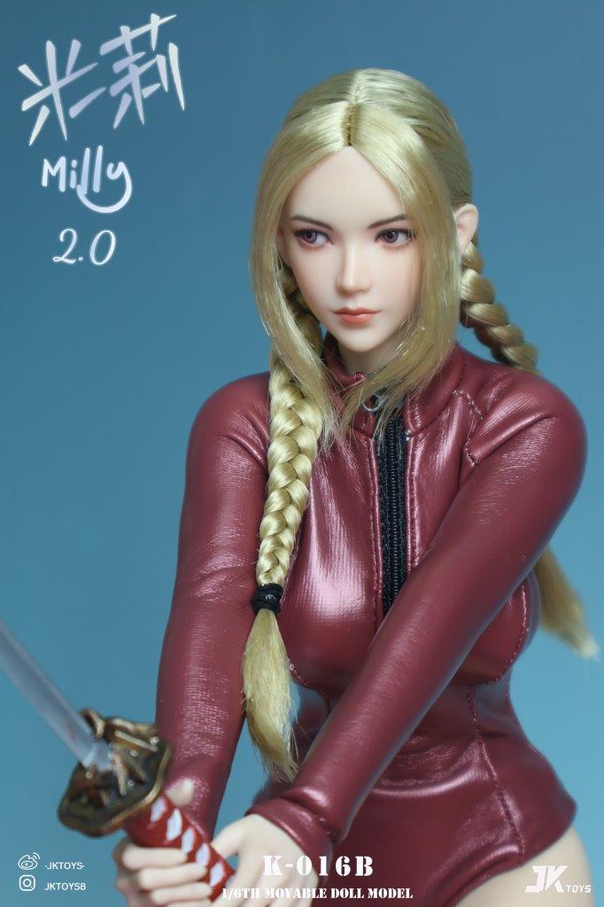 1/6 Scale JK Toys K016 Milly 2.0 with Moveable Eyes - Image 6