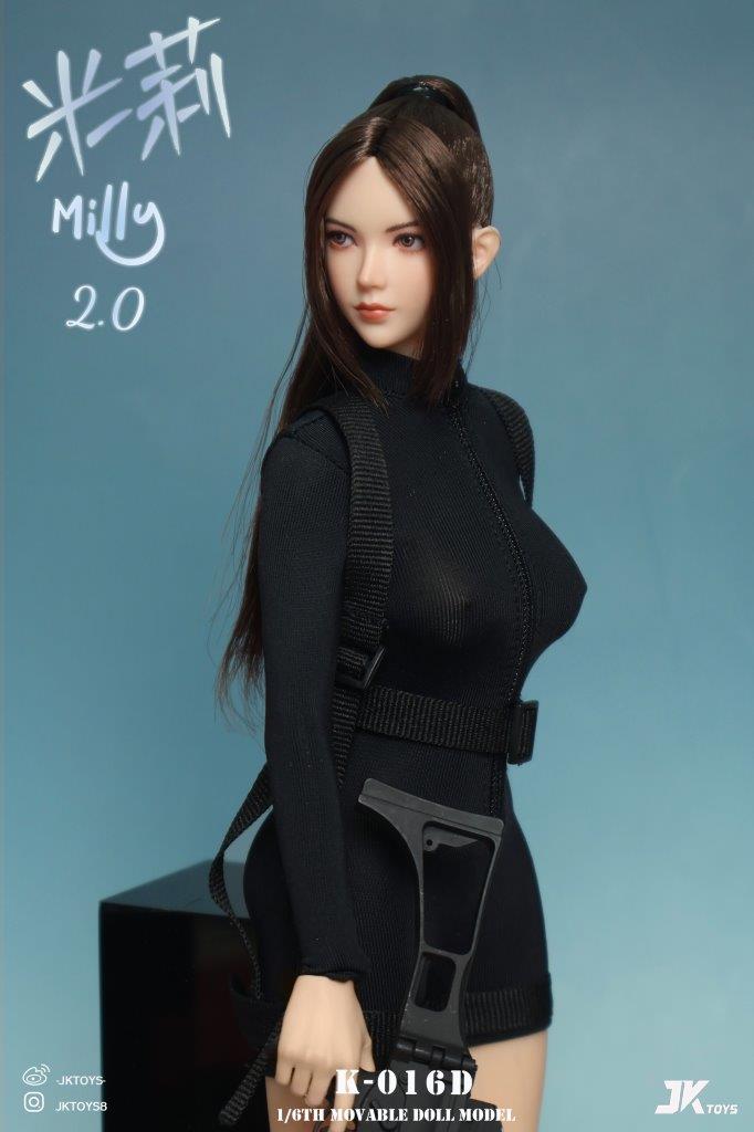 1/6 Scale JK Toys K016 Milly 2.0 with Moveable Eyes - Image 14