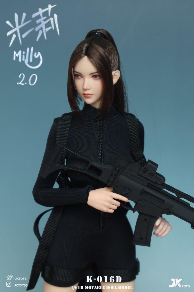 1/6 Scale JK Toys K016 Milly 2.0 with Moveable Eyes - Image 15