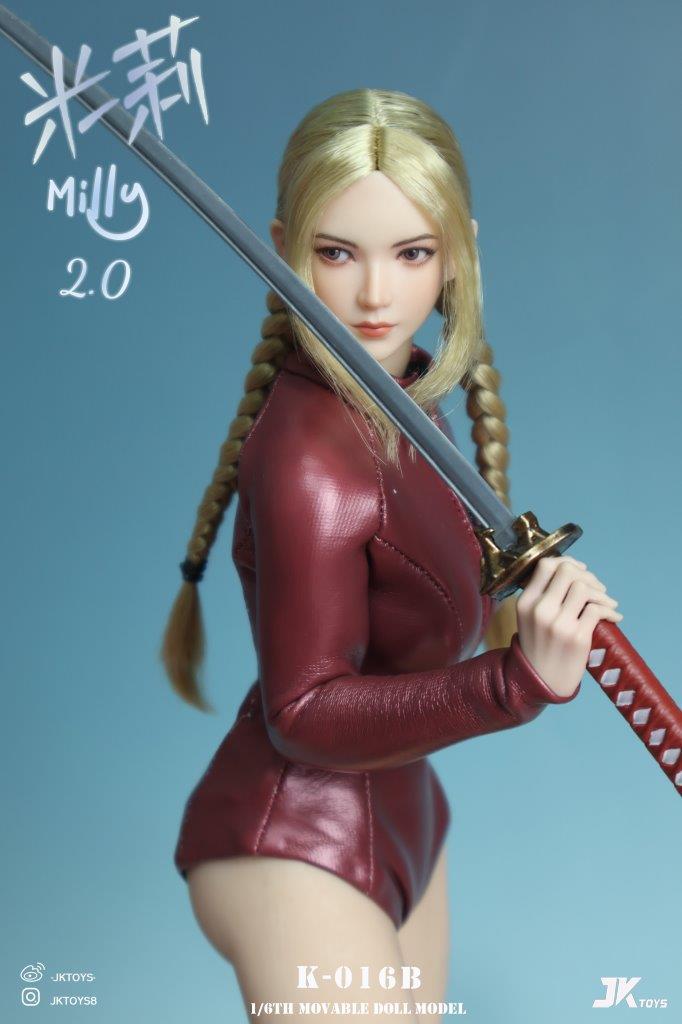 1/6 Scale JK Toys K016 Milly 2.0 with Moveable Eyes - Image 7