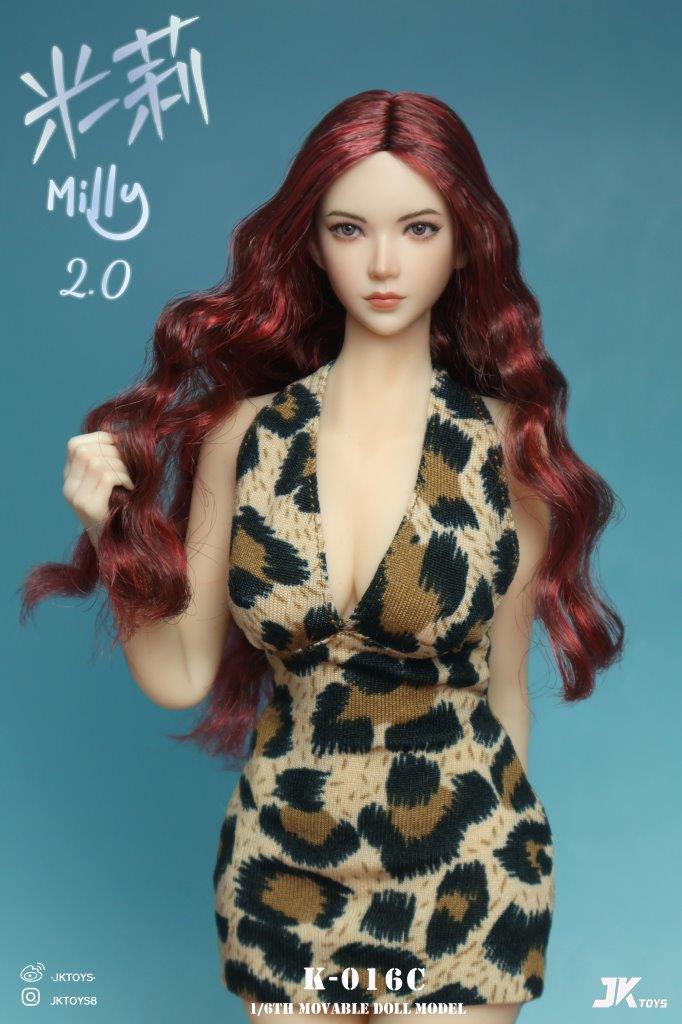 1/6 Scale JK Toys K016 Milly 2.0 with Moveable Eyes - Image 10