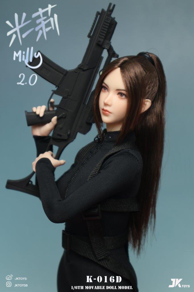 1/6 Scale JK Toys K016 Milly 2.0 with Moveable Eyes - Image 13