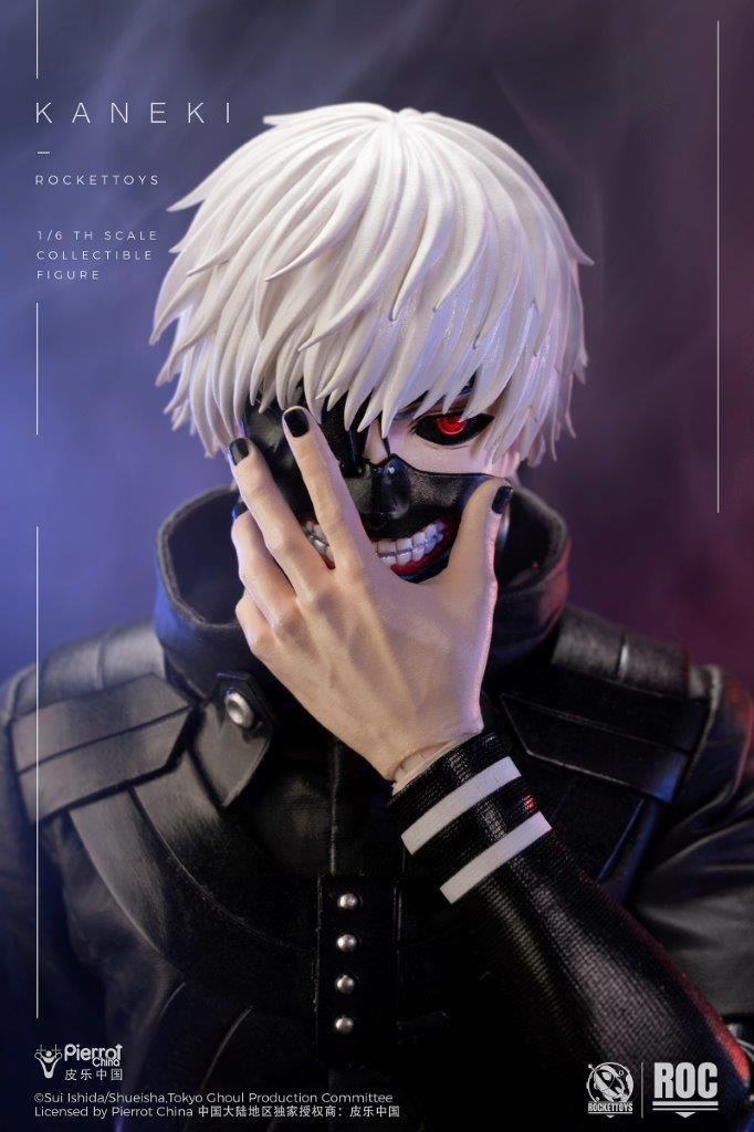 1/6 Scale Rocket Toys ROC-025 Ken Kaneki Combat Suit Version Figure - Image 15
