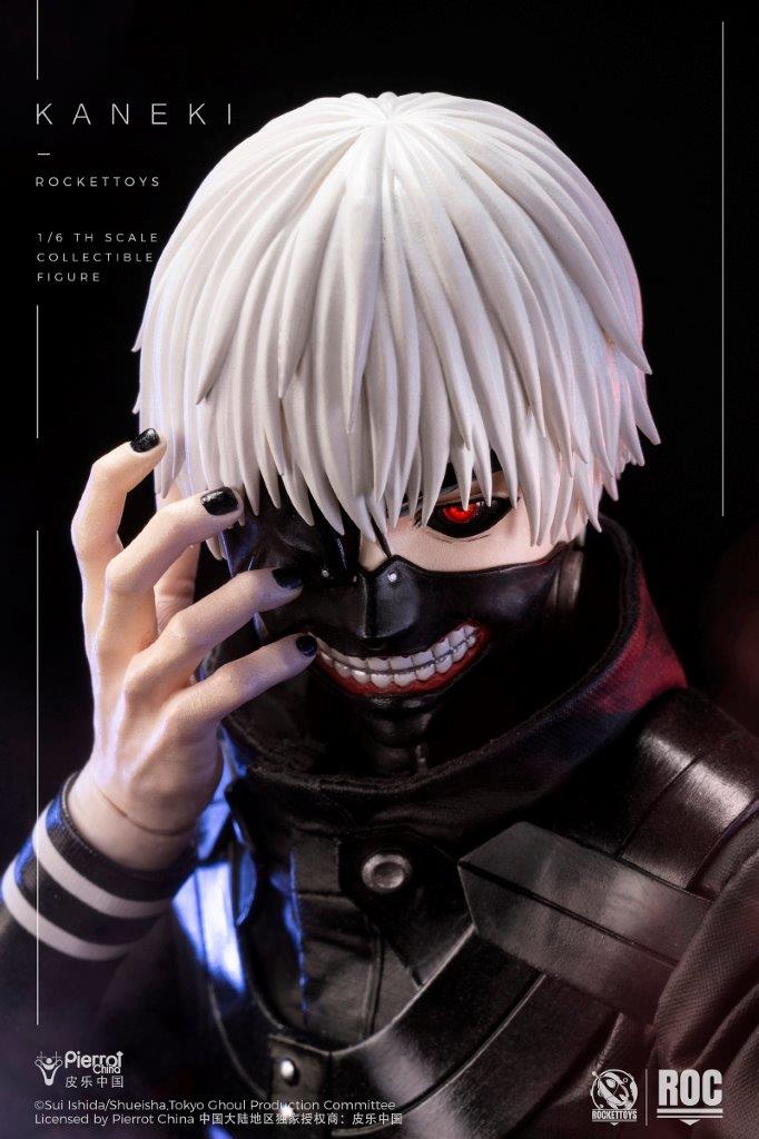 1/6 Scale Rocket Toys ROC-025 Ken Kaneki Combat Suit Version Figure - Image 16