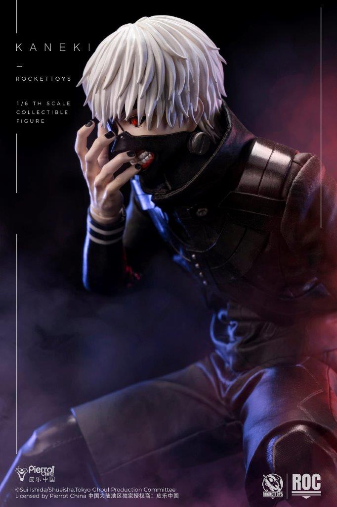 1/6 Scale Rocket Toys ROC-025 Ken Kaneki Combat Suit Version Figure - Image 17