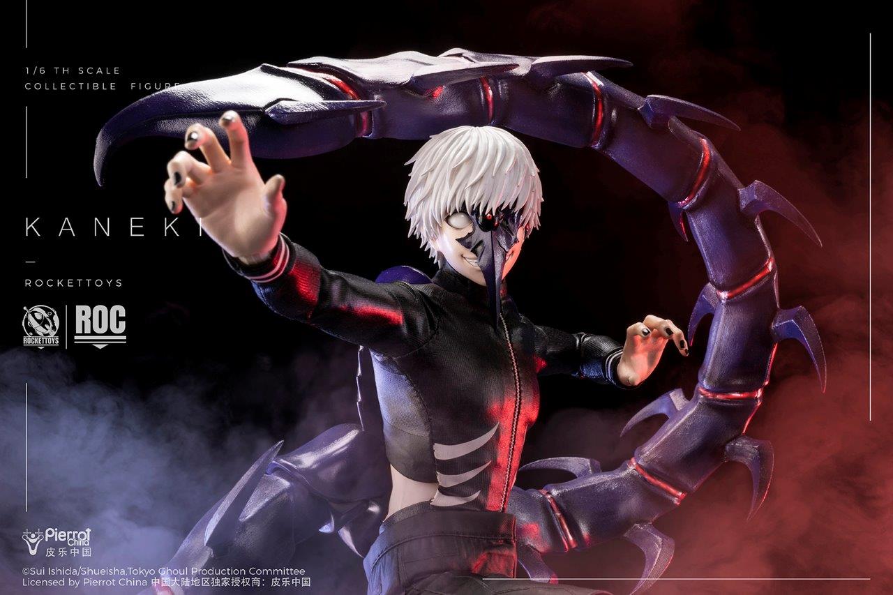 1/6 Scale Rocket Toys ROC-025 Ken Kaneki Combat Suit Version Figure - Image 20