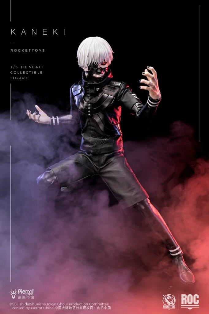 1/6 Scale Rocket Toys ROC-025 Ken Kaneki Combat Suit Version Figure - Image 4
