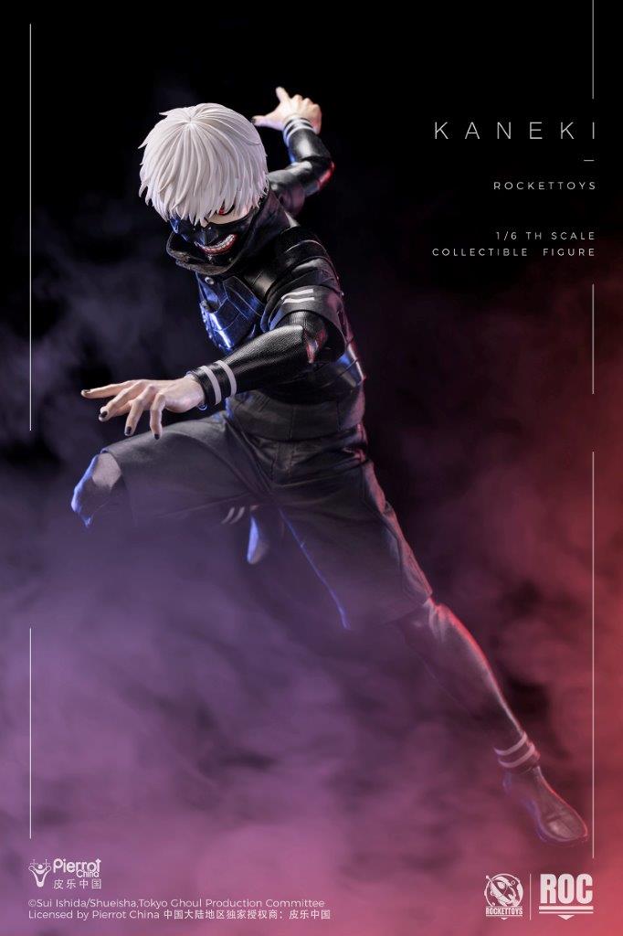 1/6 Scale Rocket Toys ROC-025 Ken Kaneki Combat Suit Version Figure - Image 5