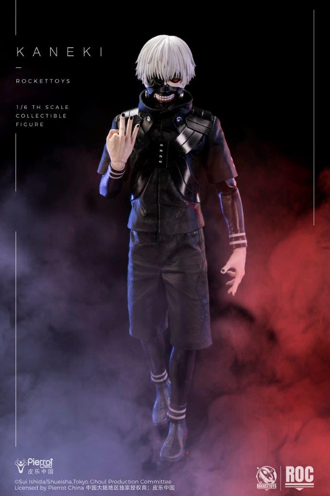 1/6 Scale Rocket Toys ROC-025 Ken Kaneki Combat Suit Version Figure - Image 6