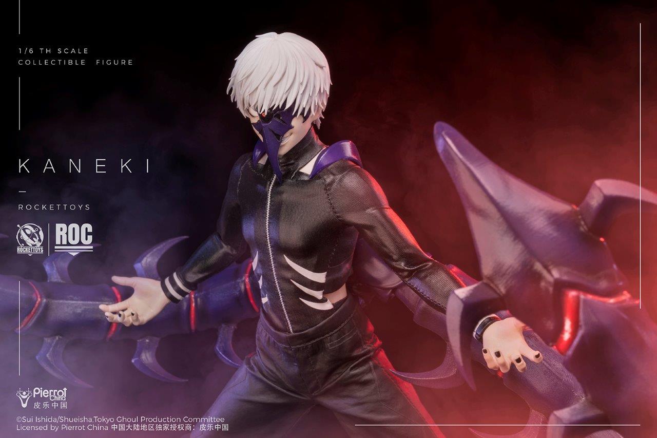 1/6 Scale Rocket Toys ROC-025 Ken Kaneki Combat Suit Version Figure - Image 26