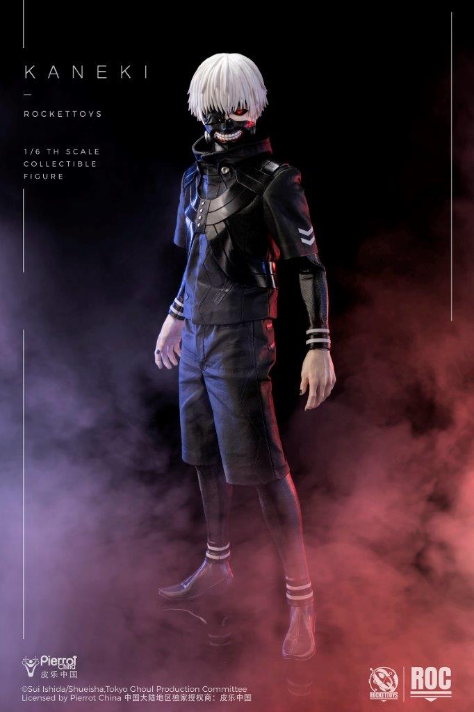 1/6 Scale Rocket Toys ROC-025 Ken Kaneki Combat Suit Version Figure - Image 7