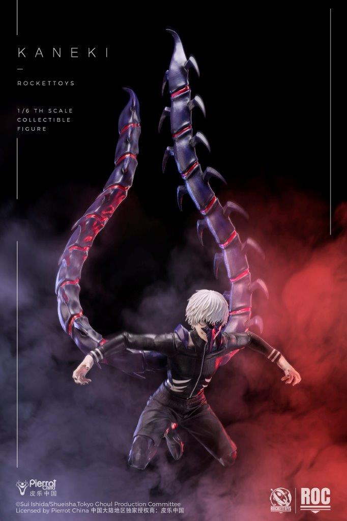 1/6 Scale Rocket Toys ROC-025 Ken Kaneki Combat Suit Version Figure - Image 11