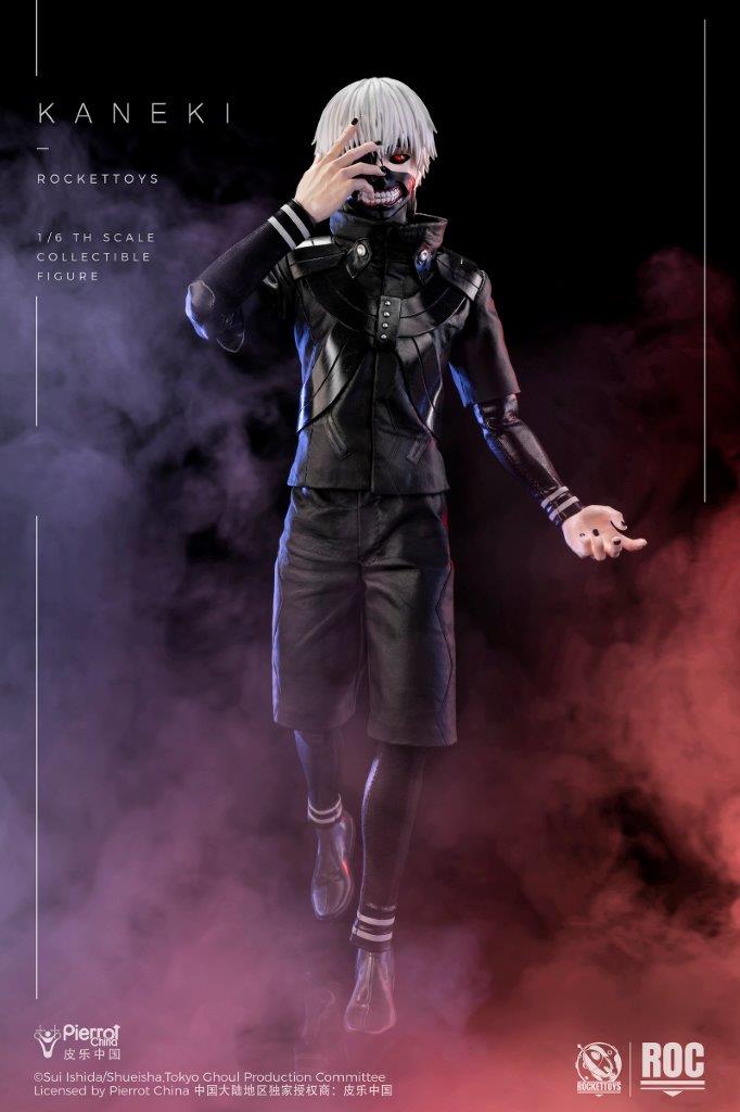 1/6 Scale Rocket Toys ROC-025 Ken Kaneki Combat Suit Version Figure - Image 3