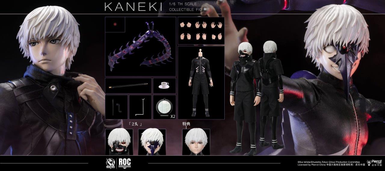 1/6 Scale Rocket Toys ROC-025 Ken Kaneki Combat Suit Version Figure - Image 27