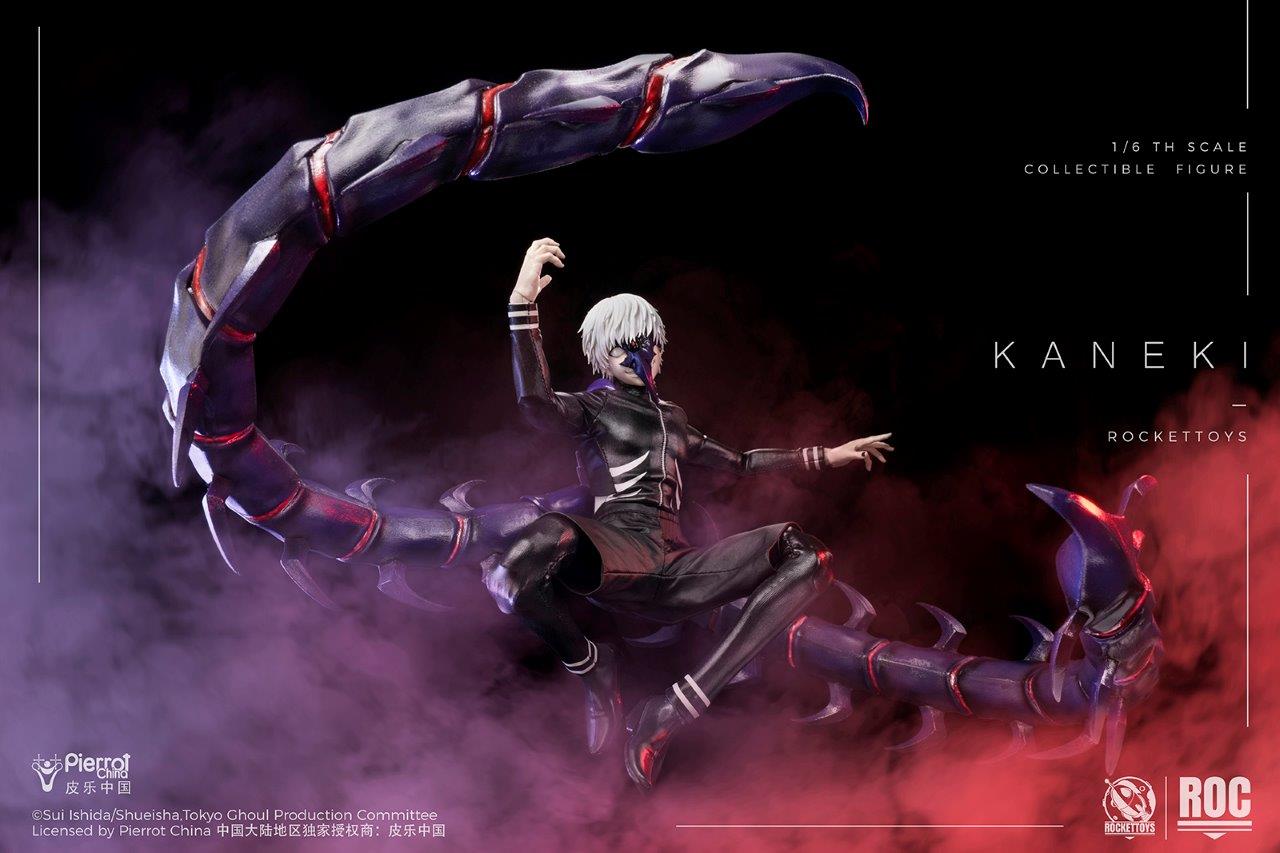 1/6 Scale Rocket Toys ROC-025 Ken Kaneki Combat Suit Version Figure - Image 24