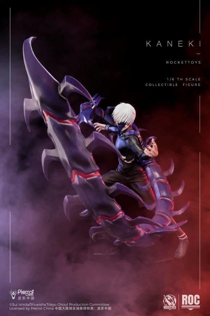 1/6 Scale Rocket Toys ROC-025 Ken Kaneki Combat Suit Version Figure - Image 12