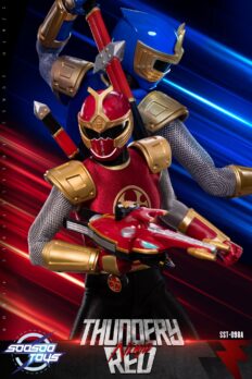 1/6 Scale SooSoo Toys SST098AB Thundery Red & Blue Ninja Figure Set