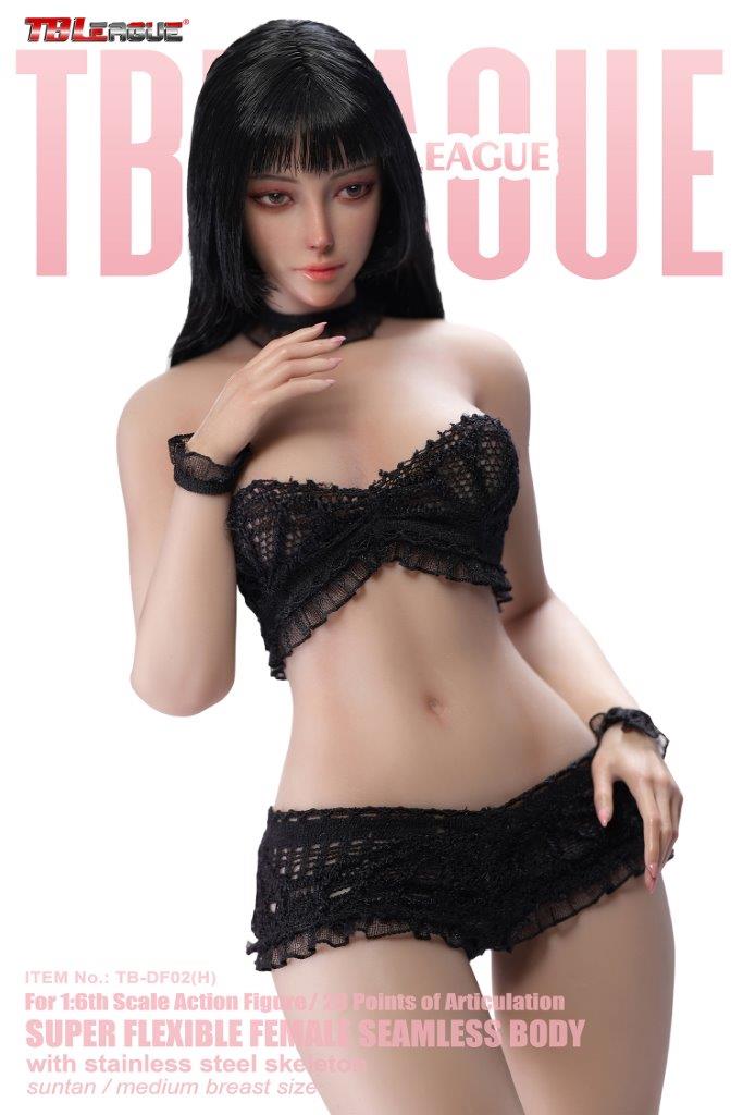 1/6 Scale TBLeague TB-DF02H Super-Flexible Seamless Slender Waist and Full Hips Bodies