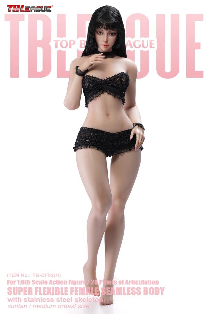 1/6 Scale TBLeague TB-DF02H Super-Flexible Seamless Slender Waist and Full Hips Bodies - Image 3