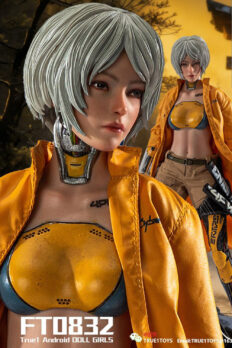 1/6 Scale True1Toys FT0832 Android Bill Rust Blades Figure, Grey Hair Version Figure