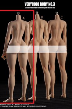 1/6 Scale VERYCOOL VCD-03A Silicone Female Body Pink White / Fair Skin