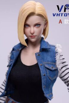 1/6 Scale VHTOYS VH001A Short Hair Versatile Girl Articulated Eye Head Sculpture - Gilly