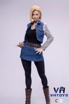 1/6 Scale VHTOYS VH001C Short Hair Versatile Girl Articulated Eye Head Sculpture - Gilly