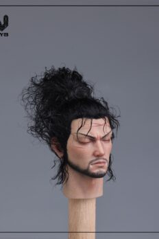1/6 Scale WTOYS Miyamoto Musashi Head Sculpture (Phase B With Hair Transplant) (WT-010B)