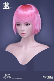 1/6 Scale YMTOYS YMT075 Cool Girl Blue Head Sculpt