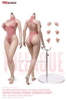 1/6 TBLeague AD02 Platinum Silicone Collector’s Edition Bunny Girl Body, Pale Skin, Head Sculpt Not Included