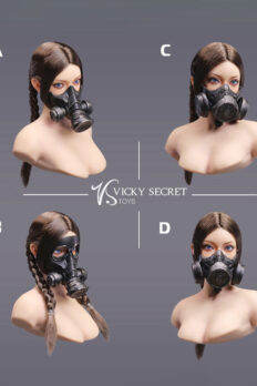 1/6 Scale VSTOYS Female Figure Accessory Gas Mask fit 12" doll action figure
