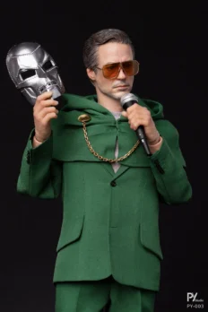 1/6 Scale PY Studio PY-003 Green Robed Masked Stranger Action Figure