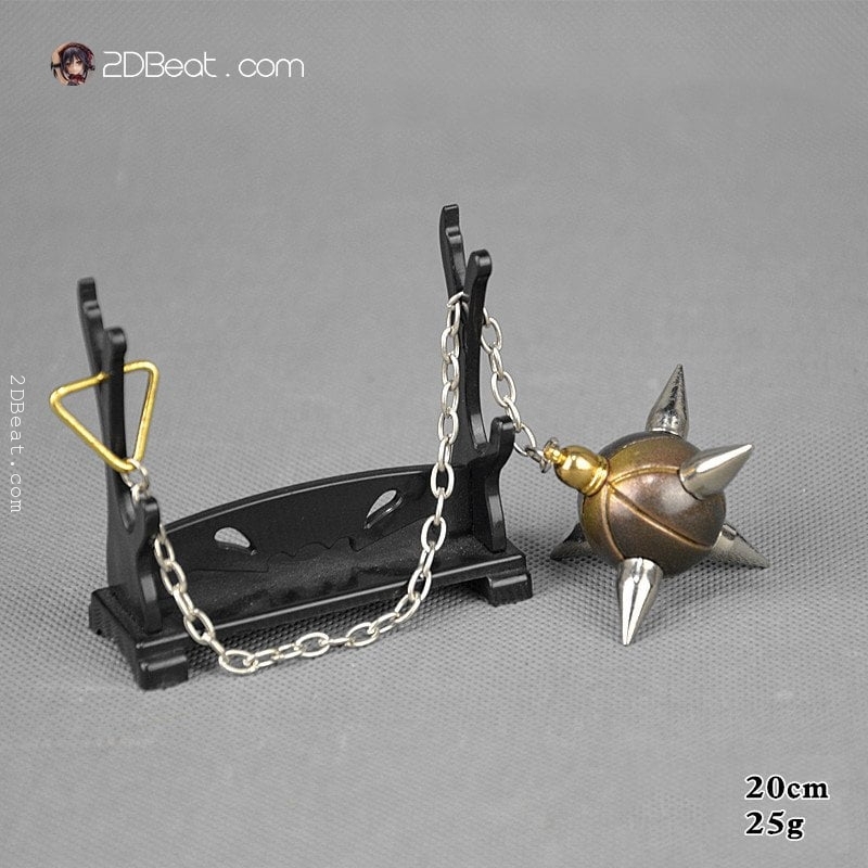 1//6 Scale Model Ancient Chinese Weapon Accessories Alloy /"Shaolin/" Meteor Hammer